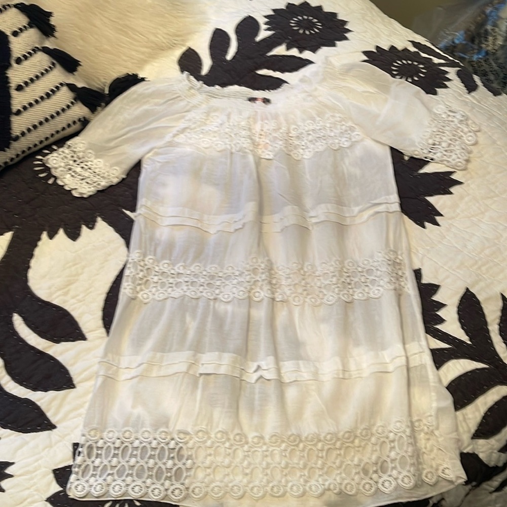 Embroidered Mini Dress/Tunic